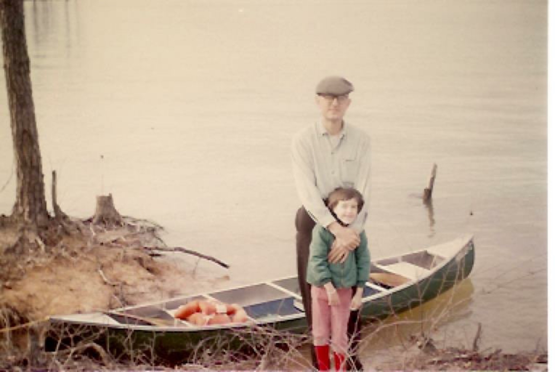 Franklyn with his daughter Betsy at the lake.